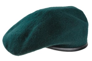 Beret harcerski zielony